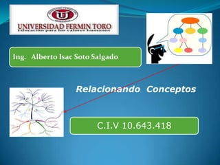Ing. Alberto Isac Soto Salgado
C.I.V 10.643.418
Relacionando Conceptos
 