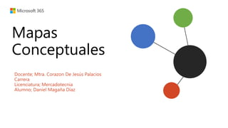 Mapas
Conceptuales
Docente; Mtra. Corazon De Jesús Palacios
Carrera
Licenciatura; Mercadotecnia
Alumno; Daniel Magaña Díaz
 