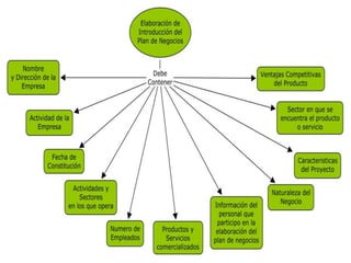Mapas conceptuales   plan de negocios
