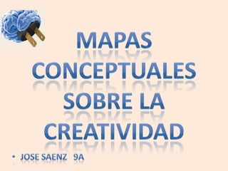 MAPAS CONCEPTUALES SOBRE LA CREATIVIDAD JOSE SAENZ   9A 
