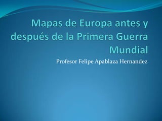 Profesor Felipe Apablaza Hernandez
 