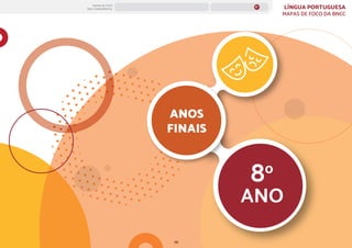 8º
ANO
191
ANOS
FINAIS
LÍNGUA PORTUGUESA
MAPAS DE FOCO DA BNCC
MAPAS DE FOCO
ENS. FUNDAMENTAL
8º
ANOS FINAIS
ANOS INICIAIS 1º 2º 3º 4º 5º 6º 7º 9º
1º-5º 3º-5º
1º-2º
 