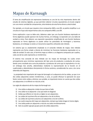 Mapas de karnaugh | DOCX