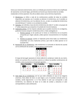 Mapas de karnaugh | DOCX