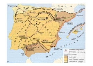 Mapas de la hispania romana