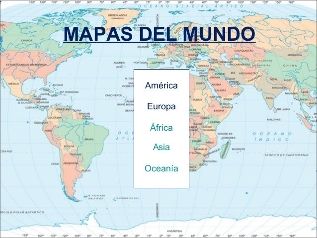 mapas do mundo