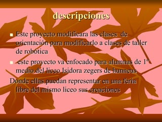  nivel de progresión: reproductivo: probar - practicar transferencial: realizar- montar critico: corregirse- perfeccionarse creativo: producir- crear 