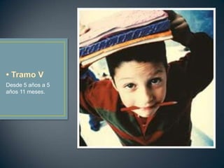 Desde 5 años a 5
años 11 meses.
 