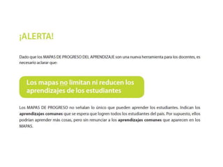 Mapas de progreso estandares nacionales