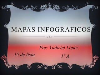 MAPAS INFOGRAFICOS

              Por: Gabriel López
15 de lista            1º A
 