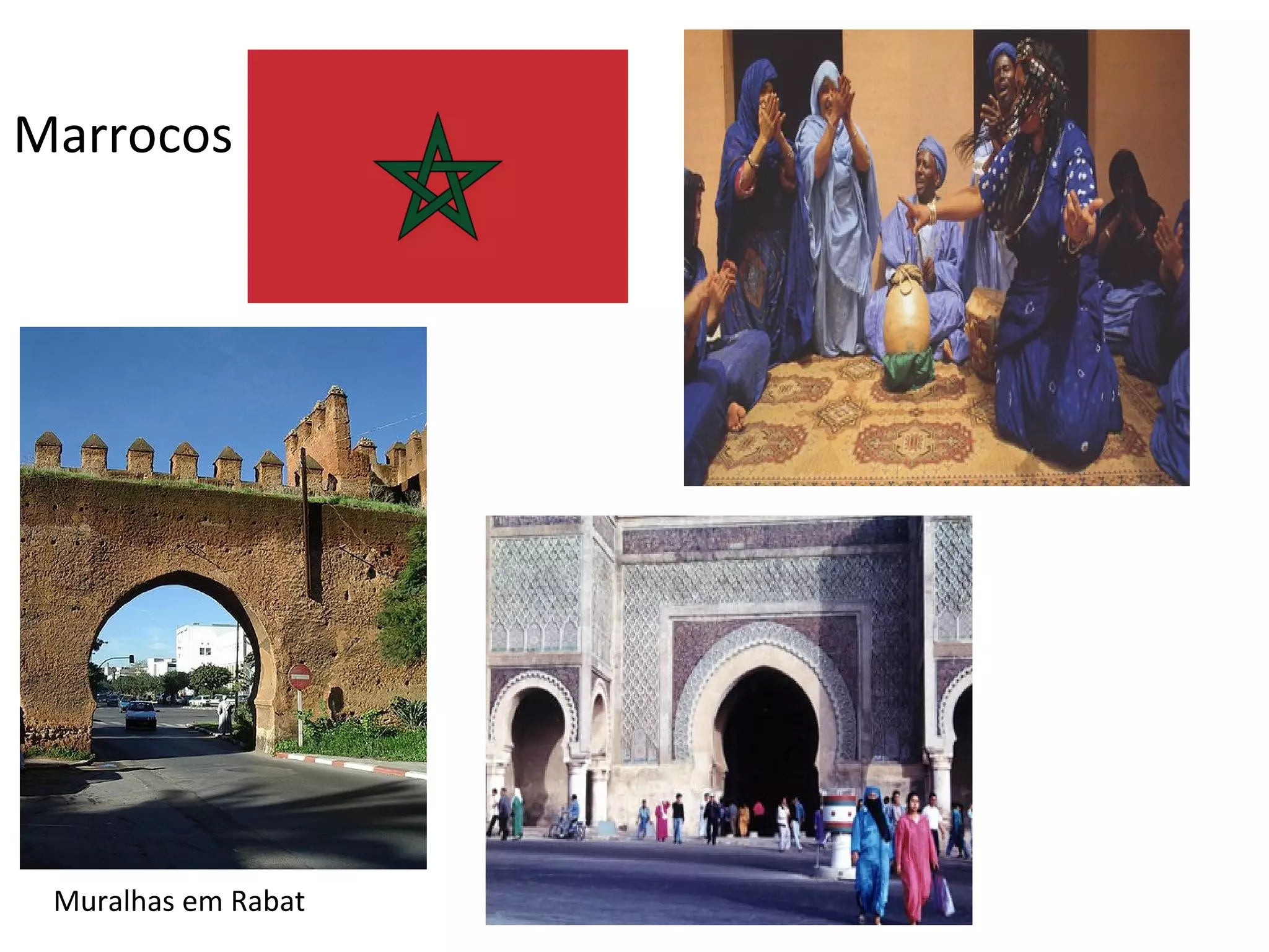 Marrocos Muralhas em Rabat 