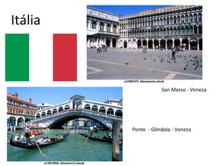 Itália Ponte  - Gôndola - Veneza San Marco - Veneza 
