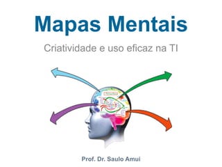 Mapas Mentais 
Criatividade e uso eficaz na TI 
Prof. Dr. Saulo Amui 
 
