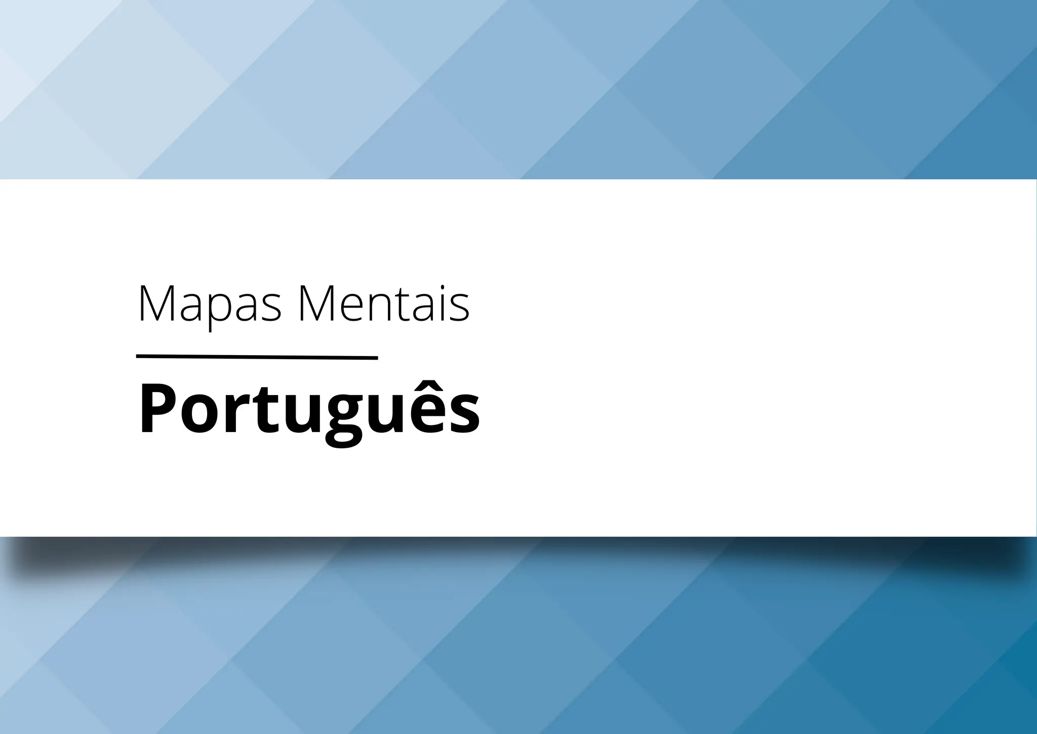 Resumos Em Mapas Mentais Português Pdf Grátis - RETOEDU