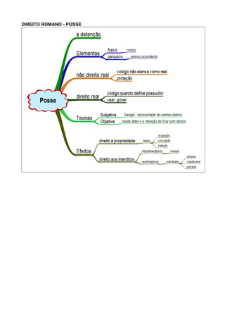 DIREITO ROMANO - POSSE 
 