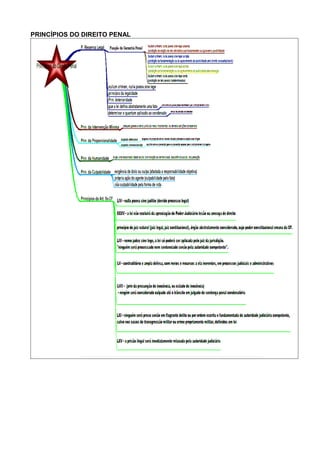 PRINCÍPIOS DO DIREITO PENAL 
 