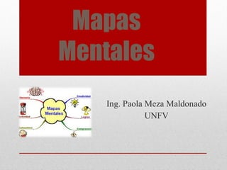Mapas Mentales Ing. Paola Meza Maldonado UNFV 
