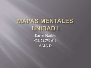Karen Nariño 
C.I. 21.759.611 
SAIA D 
 