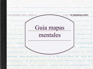 Guia mapas
mentales
 