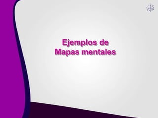 Ejemplos de
Mapas mentales
 