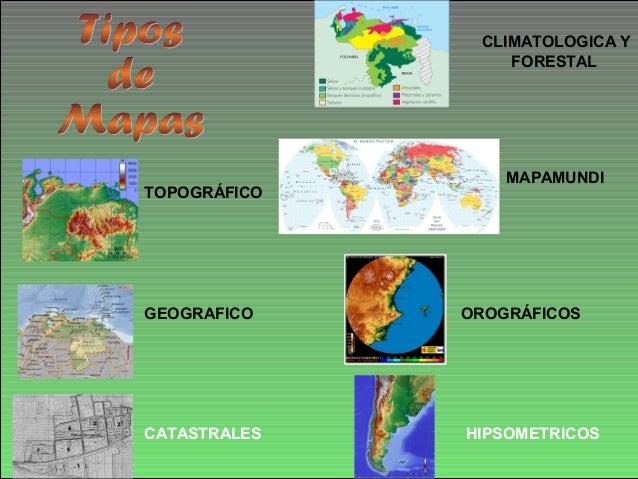 Tipos De Mapas Ciencias De La Tierra