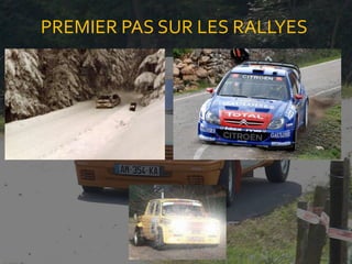 PREMIER PAS SUR LES RALLYES
 