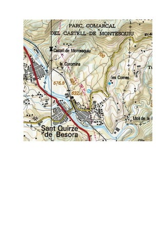 Mapa de Sant Quirze de Besora