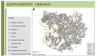 EQUIPAMIENTOS URBANOS
 