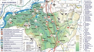 Mapa turístico de valga