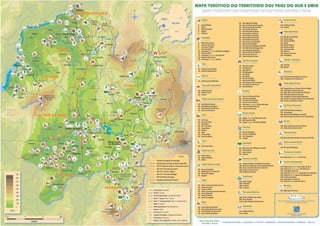 Mapa Turistico do Territorio dos vales Ulla e Umia