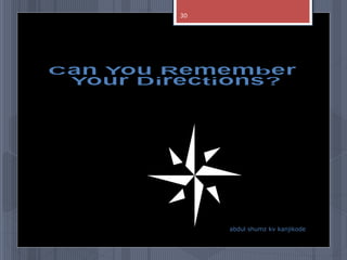 abdul shumz kv kanjikode
30
 