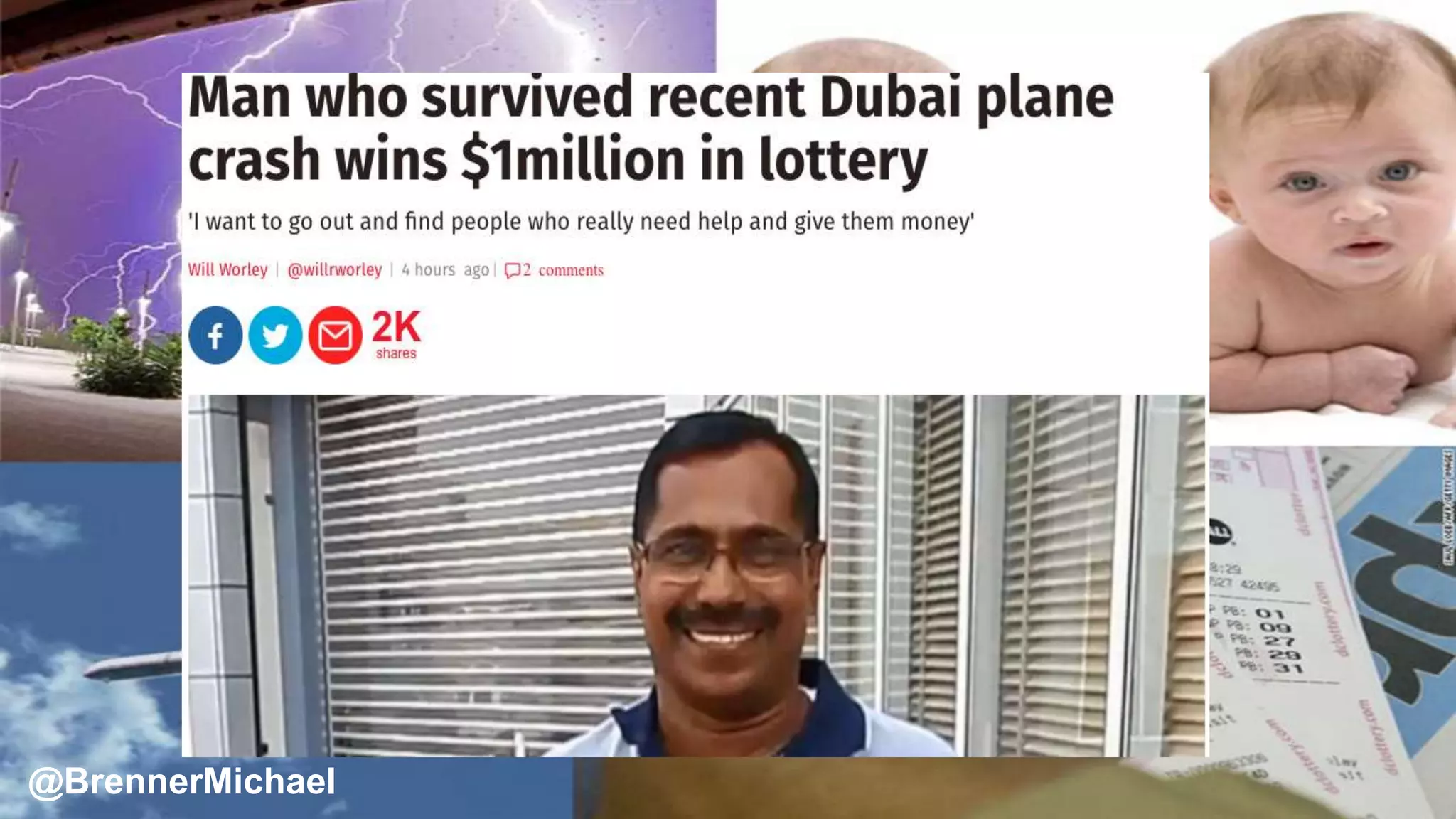 CLICK TO EDIT MASTER TITLE
Click to edit Master subtitle style
Less likely
to click on a
banner than…
@BrennerMichael
 