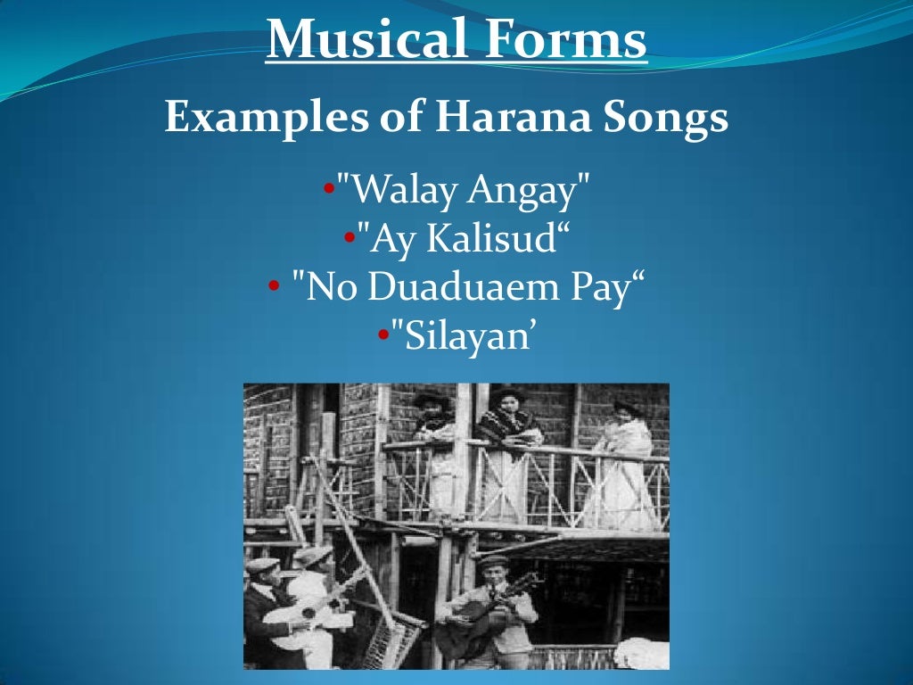 Genres Of Music During Spanish Time