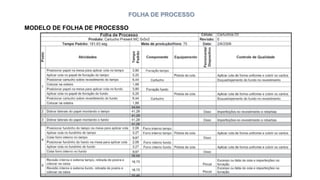 FOLHA DE PROCESSO
MODELO DE FOLHA DE PROCESSO
 