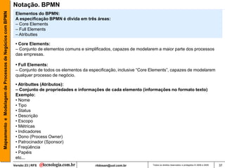 Mapeamento e Modelagem de Processos de Negócio com BPMN | PDF
