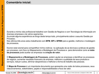 Mapeamento e Modelagem de Processos de Negócios com BPMN | PDF