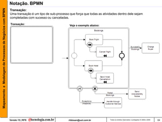 Mapeamento e Modelagem de Processos de Negócios com BPMN | PDF
