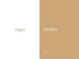 Mapear literatura
 