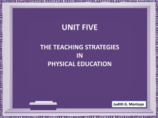 strategies in teaching PE