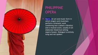 MAPEH 4TH QUARTER MUSIC, WEEK 1 GRADE 10, OPERA AND BALLET | PPTX