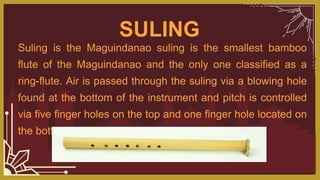 MAPEH 7 THIRD QUARTER MUSIC OF MINDANAO.pptx