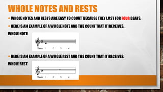 Notes And There Rests Understanding Musical Notes and Rests: Values and Counting Techniques ...