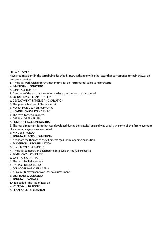 Mapeh Music Q2 Composers Of The Classical Period