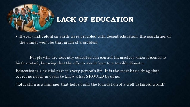 Incorrect Reason For Population Explosion In India 😍 How does overpopulation affect education. How does Population Growth