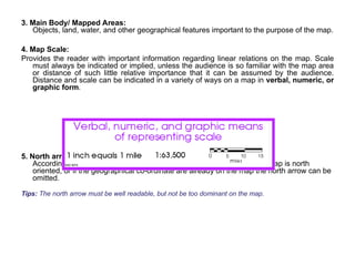 Important Map Elements Map and Map Elements by Prof. Nazmun Nahar | PPT