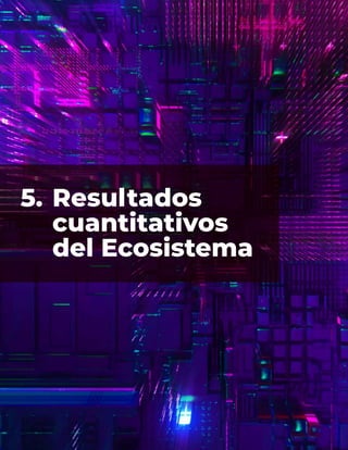 Mapeo del Ecosistema de Tecnología Digital en Bolivia 2021
20
5. Resultados
cuantitativos
del Ecosistema
 