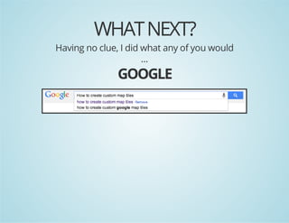 WHAT NEXT?

Having no clue, I did what any of you would
...

GOOGLE

 