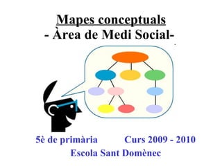 Mapes conceptuals - Àrea de Medi Social-   5è de primària Curs 2009 - 2010 Escola Sant Domènec 