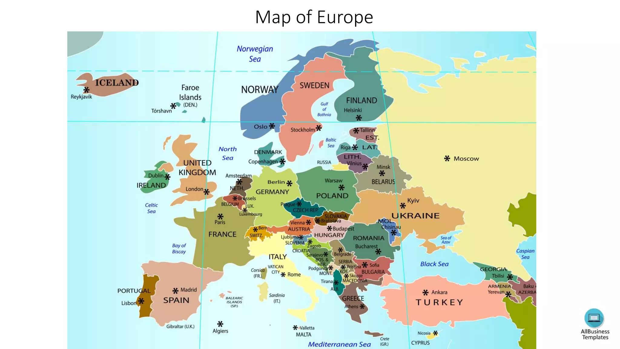 Map of Europe