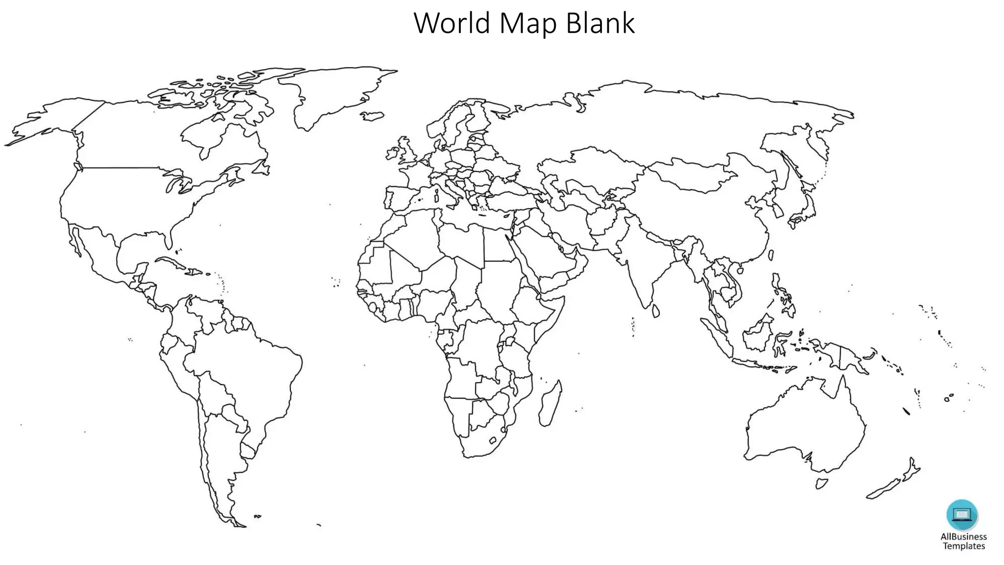 World Map Blank